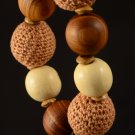 Image Natural Chunky Beaded  Bracelet
