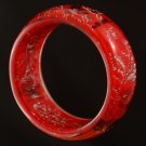 Image Red & Silver Acrylic Bracelet