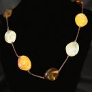 Image Acrylic Polished Stone Effect Necklace Image Acrylic Polished Stone Effect Necklace