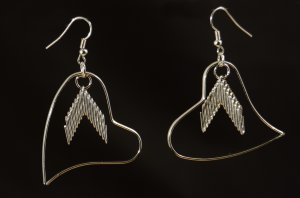 Image Silver Colour Earrings