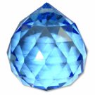 Fen Shui Crystal Ball Blue Color 30 mm