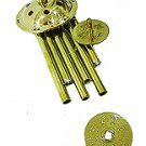 3 inch 6-rod All-metal Bagua Windchime