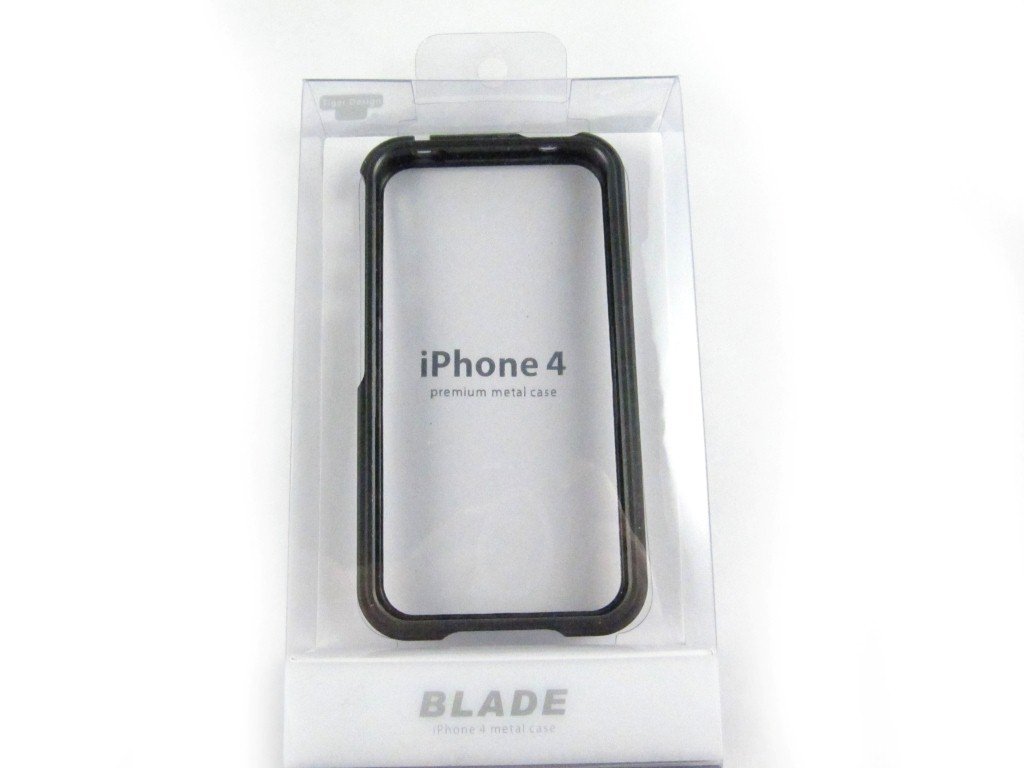 Blade Aluminum Bumper Case iPhone 4 Gunmetal Grey