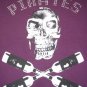 Men's Fleece Crewneck Sweatshirt Both Side with SKULL Patterns