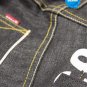 HED106 Unwashed Selvedge Denim with Stingray Skin
