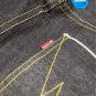 HED106 Unwashed Selvedge Denim with Stingray Skin