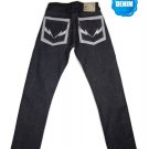 HED217 Unwashed Selvedge Denim with High Fashion Dots