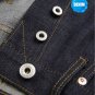 HED217 Unwashed Selvedge Denim with High Fashion Dots