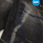 HED 501B Washed Selvedge Denim with Navy Heart Stitches