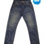 HED 555A Washed Selvedge Denim (Special Pocket Stitches)