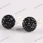 9 Colors Best Gift Czech Crystal 925 Sterling Silver 8mm Fashion Ball Earring