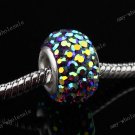 CZECH CRYSTAL 925 SILVER BEAD FINDINGS FIT BRACELET