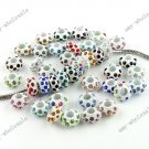 20x Mix Color Crystal Resin Beads Finding Fit Bracelet