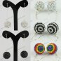Christmas Gift Czech Crystal 925 Sterling Silver 14mm Fashion Ball Hook Earring