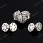 Magnetic Rhinestone Golden/Silver/18KGP  Ball Clasp Finding 8/10/12/14/16MM
