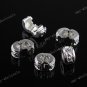 50X Wholesale Silver Stopper Lock Beads Fit Bracelet