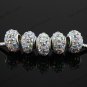 Resin Rhinestone Crystal  Charm Beads Finding  Fit Bracelet 9 Colors