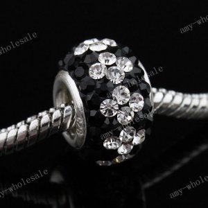CZECH CRYSTAL 925 SILVER BIG HOLE BEAD CORE FIT ALL