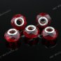 100X RED CRYSTAL GLASS FACETED BEADS WHOLESALE FINDING
