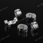 50x Smile Silver Clasp STOPPER CLIP/LOCKS EUROPEAN BEADS Wholesale Lots