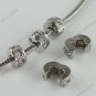 50x Clear Crystal Wholesale Lot Clasp Stopper Beads