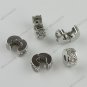 50x Clear Crystal Wholesale Lot Clasp Stopper Beads