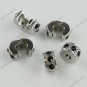50x Black Crystal Wholesale STOPPER CLIP/LOCKS EUROPEAN BEADS Fit Bracelet