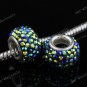 925 Silver AB Czech Crystal Bead Fit Bracelet