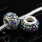 925 Silver Czech Crystal Charms Bead Fit Bracelet 1