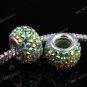 Czech Crystal European Bead 925 Silver Charm 1PC