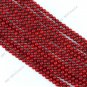 15.5" RED CORAL ROUND GEMSTONE LOOSE BEADS B01060005