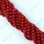 16" RED SEA CORAL ROUND GEMSTONE LOOSE BEADS B01060006