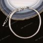 10X Snake Chain Adjustable Bracelet Fit Charm Beads