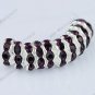 10PCS LIGHT PURPLE CRYSTAL SPACER BEAD FINDINGS 4X10MM