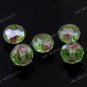 50pcs WHOLE SALE Light Cyan Lampwork Glass Flower Loose Beads 7X10mm