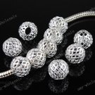 100PCS NET BIG HOLE CHARM BEADS FIT BANGLE WHOLESALE