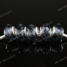 20x Gray Crystal Faceted Glass Beads Wholesale Findings