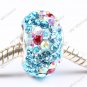 925 SILVER CZECH CRYSTAL CHARM BEADS FIT BRACELET