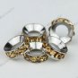 50X Topaz Crystal 18 KGP European Beads Fit Snake Charm Bracelet WHOLESALE