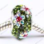 925 SILVER CZECH CRYSTAL OLIVE BEADS FIT BRACELET