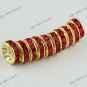 100x Red Crystal Spacer Gold Loose Beads Wholesale Lots