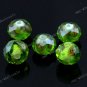 50pcs WHOLE SALE Green Lampwork Glass Charm Loose Bead Fit Bracelet
