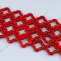 20MM RED TURQUOISE HOWLITE GEMSTONE PLUM BLOSSOM BEADS