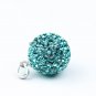CZECH CRYSTAL 925 SILVER FASHION CHARM PENDANT 14MM
