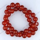 10MM RED AGATE CARNELIAN GEMSTONE ROUND BEADS FINDINGS