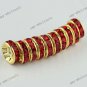 10x Red Crystal Spacer Gold Loose Beads Wholesale Lots