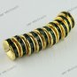 10x Deep Green Crystal Spacer Gold Loose Beads Finding