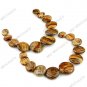 NATURAL OWYHEE PICTRUE JASPER ROUND PENDANT BEADS SET