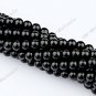 3MM BLACK ONYX AGATE GEMSTONE BALL LOOSE BEADS 1 STRAND