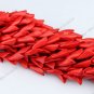 RED TURQUOISE HOWLITE LOOSE BEADS FINDING 1STRAND 39PCS